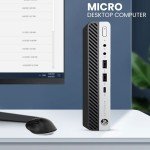 HP Mini Desktop Computer Intel i5-6500T 32GB RAM 2TB SSD Built-in WiFi Win10 Pro
