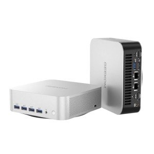 GEEKOM A8 Max AI Mini PC, AMD Ryzen 9 8945HS (up to 5.2 GHz), 2.5Gbps Dual LAN Port Mini Gaming PC with 32GB DDR5 2TB SSD, Mini PC Windows 11 Pro/Wi-Fi 6E/BT 5.2/USB4/8K