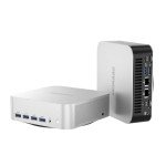 GEEKOM A8 Max AI Mini PC, AMD Ryzen 9 8945HS (up to 5.2 GHz), 2.5Gbps Dual LAN Port Mini Gaming PC with 32GB DDR5 2TB SSD, Mini PC Windows 11 Pro/Wi-Fi 6E/BT 5.2/USB4/8K