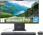 Lenovo ThinkCentre All-in-One Desktop Computer, 24" FHD IPS Display, 5-core Intel U300 Processor, 32GB DDR5, 2TB SSD, USB-C, Wi-Fi 6, HDMI in&Out, Wired KB&Mouse, Windows 11 Pro