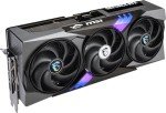 MSI GeForce RTX 5090 32G Gaming Trio OC — 32GB GDDR7 (28Gbps/512-bit), PCIe 5X 16, Boost: 2482MHz, HDMI 2.1b, DisplayPort 2.1b