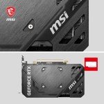 MSI GeForce RTX 4060 Ti Ventus 2X Black 8G OC Graphics Card -NVIDIA RTX 4060 Ti, 8GB GDDR6 Memory, 18Gbps, PCIe 4.0, DLSS3