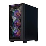 Velztorm Pilum Gaming Desktop PC (AMD Ryzen 7-5700X 8-Core, 64GB RAM, 1TB PCIe SSD + 2TB HDD (3.5), GeForce RTX 4060, HDMI, Display Port, USB 3.0, Black, Win 11 Home)