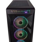 Velztorm Pilum Gaming Desktop PC (AMD Ryzen 7-5700X 8-Core, 64GB RAM, 1TB PCIe SSD + 2TB HDD (3.5), GeForce RTX 4060, HDMI, Display Port, USB 3.0, Black, Win 11 Home)