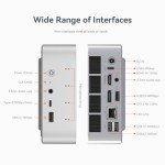 Beelink SER9 Pro AI Mini PC, AMD Ryzen AI 9 HX 370(80TOPS,12C/24T,5.1GHz), 32G LPDDR5X 8000MHz 1TB PCIe4.0 x4 SSD, AI PC AMD Radeon 890M NPU 50 AI Tops, Built-in MIC/Speakers/USB4/WiFi6/BT5.2/2.5G