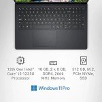 Dell Inspiron 15 3520 Touchscreen Business Laptop, Microsoft Office Lifetime License & Windows 11 Pro, 15.6" FHD Touch Screen, Intel i5-1235U (Beat i7-1195G7), 16GB RAM, 512GB SSD, Intel UHD Graphics