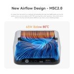 Beelink SER8 Mini PC, AMD Ryzen 7 8845HS(Up to 5.1GHz) 8C/16T, Mini Desktop Computer 32GB DDR5 RAM 1TB NVMe SSD, Small Gaming PC Support 4K@144Hz Output/BT5.2/WiFi 6 for Gaming/Office/Home