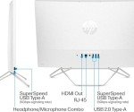 HP Touchscreen Business All-in-One Desktop Computer, 23.8" FHD, Free Microsoft Office 2024, Intel 6-Core i3-1215U, 64 GB RAM, 2 TB SSD, UHD Graphics, FHD IR Webcam, Wired KB & Mouse, Windows 11 Pro