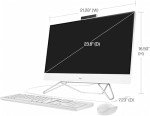 HP Touchscreen Business All-in-One Desktop Computer, 23.8" FHD, Free Microsoft Office 2024, Intel 6-Core i3-1215U, 64 GB RAM, 2 TB SSD, UHD Graphics, FHD IR Webcam, Wired KB & Mouse, Windows 11 Pro
