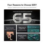 Beelink SER7 Mini PC, AMD Ryzen 7 7840HS(up to 5.1GHz) 8C/16T, Mini Computer 32GB DDR5 RAM 1TB NVMe PCIE 4.0 SSD, Mini Desktop Computer 4K 144Hz Quad Screen Display WiFi6/BT5.2/WOL/W-11 Pro