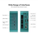Beelink SER7 Mini PC, AMD Ryzen 7 7840HS(up to 5.1GHz) 8C/16T, Mini Computer 32GB DDR5 RAM 1TB NVMe PCIE 4.0 SSD, Mini Desktop Computer 4K 144Hz Quad Screen Display WiFi6/BT5.2/WOL/W-11 Pro
