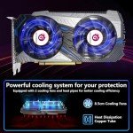 GPVHOSO RTX 2060 Super 8GB Graphics Card 256Bit GDDR6 Video Card with Ray Tracing, Dual Fans, PCI Express x 16 3.0 HDMI Display Port DVI, Supports Up to 8K for PC Gaming Office Creative Work