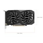 GIGABYTE GeForce RTX 3050 WINDFORCE OC 6G Graphics Card, 2X WINDFORCE Fans, 6GB GDDR6 96-bit GDDR6, GV-N3050WF2OC-6GD Video Card