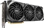 MSI Gaming GeForce RTX 3090 24GB GDRR6X 384-Bit HDMI/DP Nvlink Torx Fan 3 Ampere Architecture OC Graphics Card (RTX 3090 VENTUS 3X 24G OC) (Renewed)