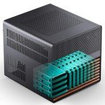 JONSBO N5 E-ATX NAS PC Case with Wood Finish