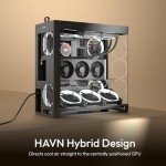 HAVN HS 420 VGPU Dual-Chamber ATX PC Case