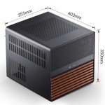 JONSBO N5 E-ATX NAS PC Case with Wood Finish