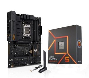 AMD Ryzen 5 7600X CPU with ASUS TUF B650-E Motherboard