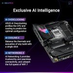 ASUS ROG Strix X870E Gaming Motherboard with WiFi 7