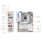 GIGABYTE AORUS PRO ICE AM5 Motherboard, ATX