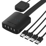 SABRENT USB 2.0 Switch for 4 Computers