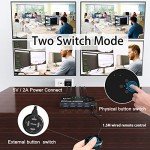 4-Port USB 3.0 KVM Switch with Remote Button