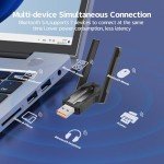 Dual-Band WiFi 6 and Bluetooth 5.4 Adapter