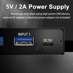 4-Port USB 3.0 KVM Switch with Remote Button