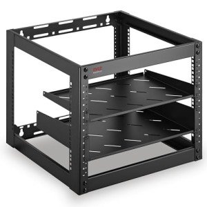 PYLE 10U Wall Mount Open Frame Server Rack