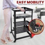 Pyle 20U Wall Mount Open Frame Rack