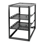 Tecmojo 20U Open Frame Network Rack - Black