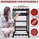 Pyle 20U Wall Mount Open Frame Rack