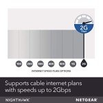 NETGEAR Nighthawk CM1200 Cable Modem - 2Gbps Speed