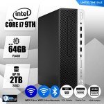 HP Desktop Computer PC Up to i7 9TH, 64GB RAM, 2TB SSD,  Windows 10/11,WIFI