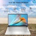 HP Touchscreen 15.6" Laptop with Office 2024
