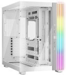 be quiet! Light Base 600 DX White PC Case | Fully Windowed Front and Side Panel | Dual Chamber | ARGB LED Strip | Inverted and Horizontal Layout Customizable | BGW66