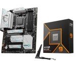 Micro Center AMD Ryzen 9 9900X CPU Processor with MSI X670E Gaming Plus Motherboard