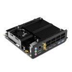 MINISFORUM BD790i X3D Motherboard AMD Ryzen 9 7945HX3D(16C/32T) Gaming Mini PC Without RAM/SSD/OS, 2xDDR5 SODIMM Slots, 2xPCIe5.0 SSD, M.2 2230 Key E Slot, HDMI+DP+USB-C Triple Video Outputs Computer