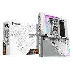 GIGABYTE B650E AORUS Stealth ICE Motherboard - Supports AMD Ryzen 9000 CPUs- 12+2+2 Phases VRM- up to 8000MHz DDR5 (OC)- 1xPCIe 5.0 M2 + 3xPCIe 4.0 M.2- Wi-Fi 7-2.5GbE LAN- USB 3.2 Gen 2x2