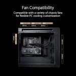 ASUS ProArt PA602 E-ATX Computer Case 420mm Radiator Support, Dual 200mm Built-in Fans, Front Panel IR dust Indicator, Power Lock Latch, Tool-Less PCIe mounting & GPU Holder, 20Gbps USB-C Front I/O