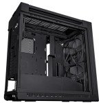 ASUS ProArt PA602 E-ATX Computer Case 420mm Radiator Support, Dual 200mm Built-in Fans, Front Panel IR dust Indicator, Power Lock Latch, Tool-Less PCIe mounting & GPU Holder, 20Gbps USB-C Front I/O
