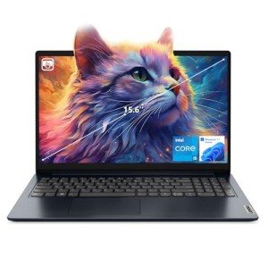 Lenovo IdeaPad 1i Laptop, 15.6" FHD Touchscreen, Intel Core i5-1235U Processor, 24GB RAM, 1TB SSD, Webcam, HDMI, Wi-Fi 6, Windows 11 Home, Blue