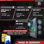 High-Performance Gaming PC with Ryzen 7 and RX 7600