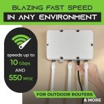 GEARit Cat6 Outdoor Ethernet Cable (Cat 6 DIY Kit - 500ft Bulk Cable | x10 RJ45 | x10 Boot) 23AWG OFC Pure Copper, FTP, LLDPE, Waterproof, Direct Burial, In-Ground, UV, POE, Network, LAN, Internet