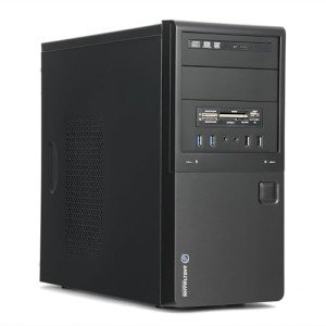 Ankermann Business Silent Desktop PC Madrid | Intel Core i7-6700 | Nvidia GeForce GT 610 2GB | 16GB RAM | 480GB SSD | Windows 11 | WLAN | Libre Office