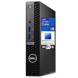 Dell OptiPlex 7000 7010 MFF 1.2L Micro Form Factor Business Desktop Computer, Intel Hexa-Core i5-12500T (Beat i7-11700T), 16GB DDR4 RAM, 512GB PCIe SSD, WiFi 6, Bluetooth, Windows 11 Pro