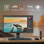 Dell Mini PC OptiPlex 7040 Desktop Computers with Dual 24 inch KOORUI Monitor,Micro PC, Intel i7-6700T 16GB Ram 1TB M.2 NVMe SSD,AX210 Built-in WiFi 6e & Bluetooth 5.2, HDMI, Windows 10 Pro (Renewed)