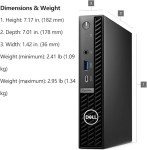 Dell OptiPlex 7020 Micro, Intel i7, 32GB RAM