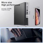Dell Mini PC OptiPlex 7040 Desktop Computers with Dual 24 inch KOORUI Monitor,Micro PC, Intel i7-6700T 16GB Ram 1TB M.2 NVMe SSD,AX210 Built-in WiFi 6e & Bluetooth 5.2, HDMI, Windows 10 Pro (Renewed)