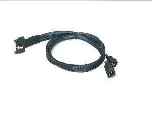 MCIO x8 74 Pin (NVMe) to 2 X Mini SAS SFF-8643 Cable - 50 CM, High-Speed Data Transfer Cable for NVMe Storage Solutions